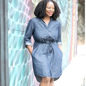 NWT Per Se Roll Tab Dress.